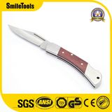 Lock Outdoor Rosewood Handle Mini Folding Multi Camping Pocket Knife