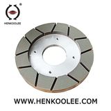 Working Layer with Flume Type Resin Bond Diamond Wet Squaring Wheel For Polishing Tiles