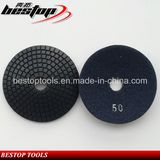 Granite and Marble Diamond Flexible Convex Wet Polishing Pads