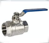 Investment Casting 2PC Floating Ball Valve Price