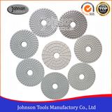 100mm Diamond White Wet Resin Polishing Pad for Stone