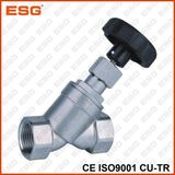 Manual Stainless Steel Angle Seat Valve