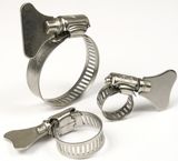 Stainless Steel Perforated Hose Clamp with Butterfly Handle