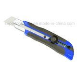 3PCS Blade Included, Manual Blade Lock, TPR Covered Utility Knife (381021)