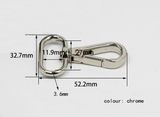 Zinc Alloy Bag Hardware Fitting Swivel Snap Hook