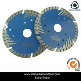 Diamond Stone Triangle Teeth Protect Turbo Cutting Saw Blade