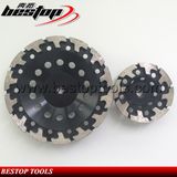 7inch T Shape M14 Connector Diamond Cup Wheel Concrete Tools