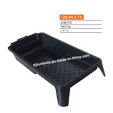 E-75 Hardware Decorate Paint Hand Tools Black Color Plastic Paint Tray