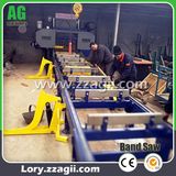 Portable Hydraulic Wood Log Cutting Machine Electric Band Saw