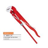 G-16 Construction Hardware Hand Tools 45 Degree Bent Swedish Type Pipe Wrench