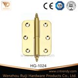 Furniture Hardware, Round Corner Lift off Brass Hinge (HG-1024)