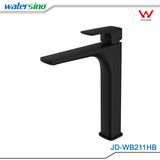 Brass Matte Black Square Basin Taps Basin Mixer