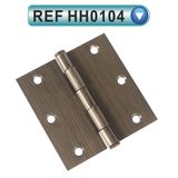 Door Hardware Ball Head Square Stanley Type Hinge (HH0104)