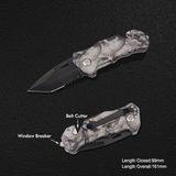 Mini Survival Knife with Camou Handle (#3868)