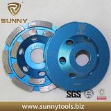 Diamond Double Single Row Cup Wheel for Stone Grinding