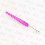 Pink and Yellow Plastic Handle Latch Hook