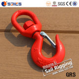 S322 Safety Drop Forged Swivel Lifting Eye Hooks with Latch