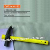 H-120 Construction Hardware Hand Tools Italy Type Claw Hammer with Plastic Handle