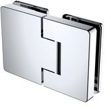 Self Closing Stainless Steel Shower Door Hinges for Glass to Glass 180 Degree Made in China