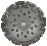 High Quality Double Rows Diamond Cup Grinding Wheel for Masonary