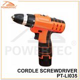 Powertec 10mm 12V Li-ion Cordless Drill with LED Light (PT-LI035)