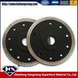 Super Thin Cyclone Mesh Turbo Diamond Saw Blade for Marble