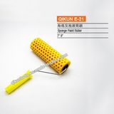 E-21 Hardware Decorate Paint Hand Tools Plastic Handle Rough Texture Sponge Paint Roller