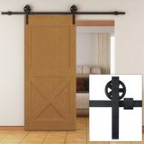 China Suppliers Carbon Steel Sliding Barn Door Hardware Zyc-04