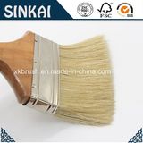 Pig Bristle Brush with Natural White Hog Bristles