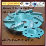 for Concrete Helical Tooth Diamond Segment Diamond Grinding Cup Wheel