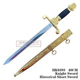 European Dagger European Knight Dagger Historical Dagger The Film and Television Dagger 40cm HK8393