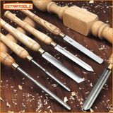 Wood Carving Lathe Chisel Set for Hand Tools and Woodworking Turning Tools Used for Machine