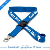 Wholesale Customized Card Holder Flat Polyester Lanyard Adjustable Accessories