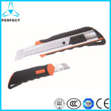 Soft Handle Stainless Steel Auto Lock Alloy Utility Knife