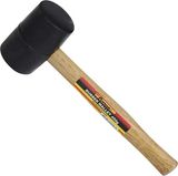 High Quality 1lb Rubber Mallet with Wooden Handle for Construction