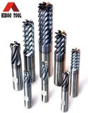 HRC65 Solid Carbide Power Multi-Flute End Mills for Harden Metal