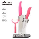 Customized 4PCS Ceramic Knives for Kitchen Gadget