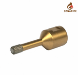 Vacuum Brazed Diamond Core Drill Bits M14 Thread Shank