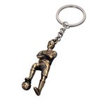 3D Gun-Shaped Keychain with Black Nickel Finish (Ele-K046)