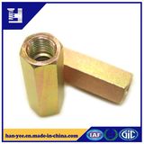 Hexagon Coupling Galvanized Steel Lock Slotted Nut