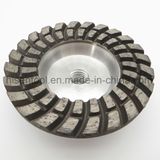 100mm Double Row Diamond Cup Wheel with Aluminum Base