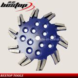 Diamond Concrete Grinding Disc with Bar Segment 40X10X10mm