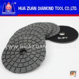 Black 150mm Dry Type Buff Diamond Polishing Pad for Marble Granite