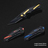 Folding Knife with Anodized Aluminum Handle (#3772)