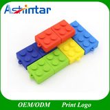 USB2.0/USB3.0 Plastic USB Flash Drive Building Block Shape USB Stick