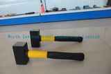 German Type Stone Hammer with Plastic Coating Handle