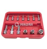 13 PCS Tamper Proof Torx Bit Socket Set (MG30013A)