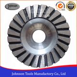 100mm Turbo Cup Wheel with Aluminium Core for Stone