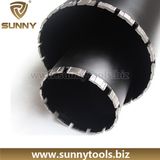 Laser Welded Reinforced Concrete Diamond Core Drill Bit Tool