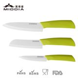 3PCS Kitchen Knife Set for Fruit+Santoku+Chef Knives